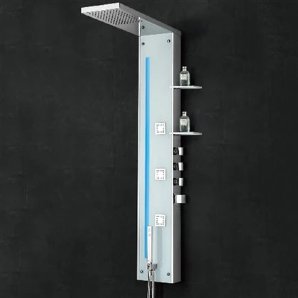 Duschväggpanel i härdat glas